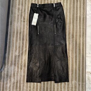 Zara leather skirt
